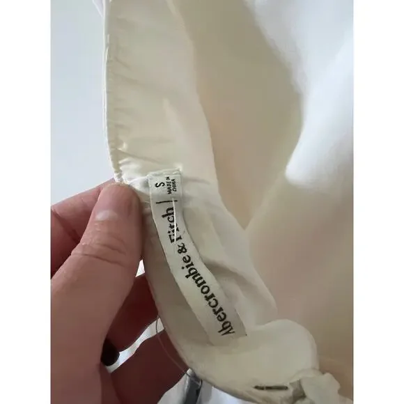 Abercrombie & Fitch White Halter Mini Dress - Picture 4 of 5